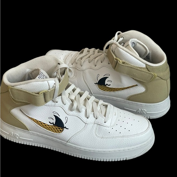 NIKE Air Force 1 Mid 07 LV8 Next Nature 
DM0119-100 Sail Wheat
Grass Gold Size14 - Picture 9 of 16